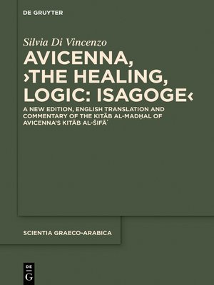 cover image of Avicenna, ›The Healing, Logic